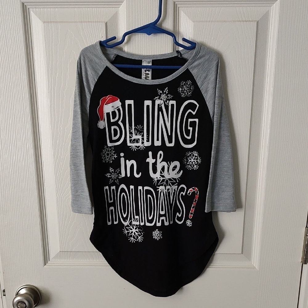 Black and Gray Holiday Shirt